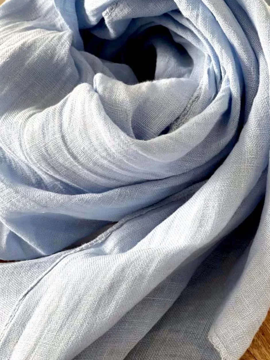 Homme Saheline Foulard & Chèche Homme*Foulard Bleu Brume Emery