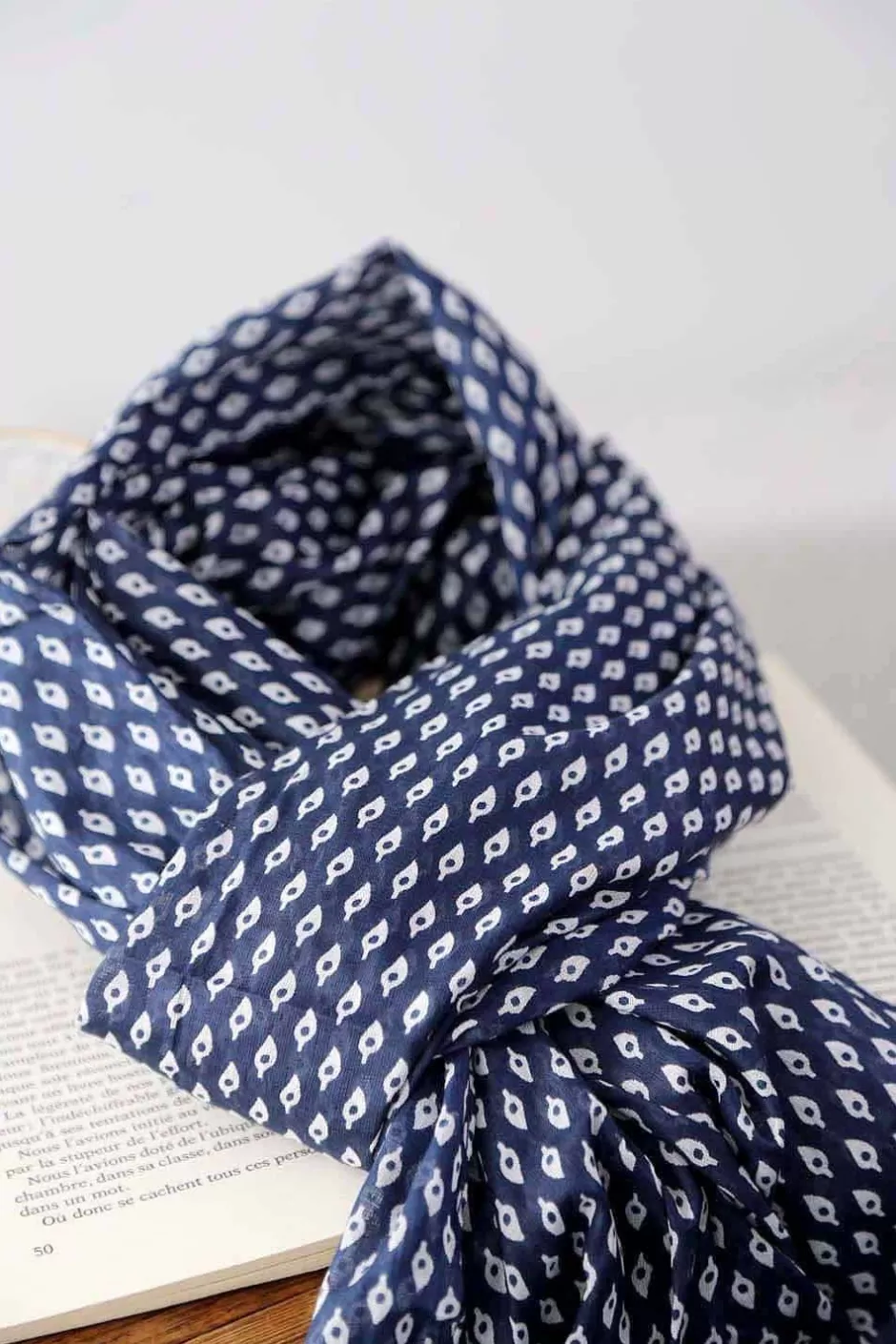 Homme Saheline Foulard & Chèche Homme*Foulard Bleu Faris