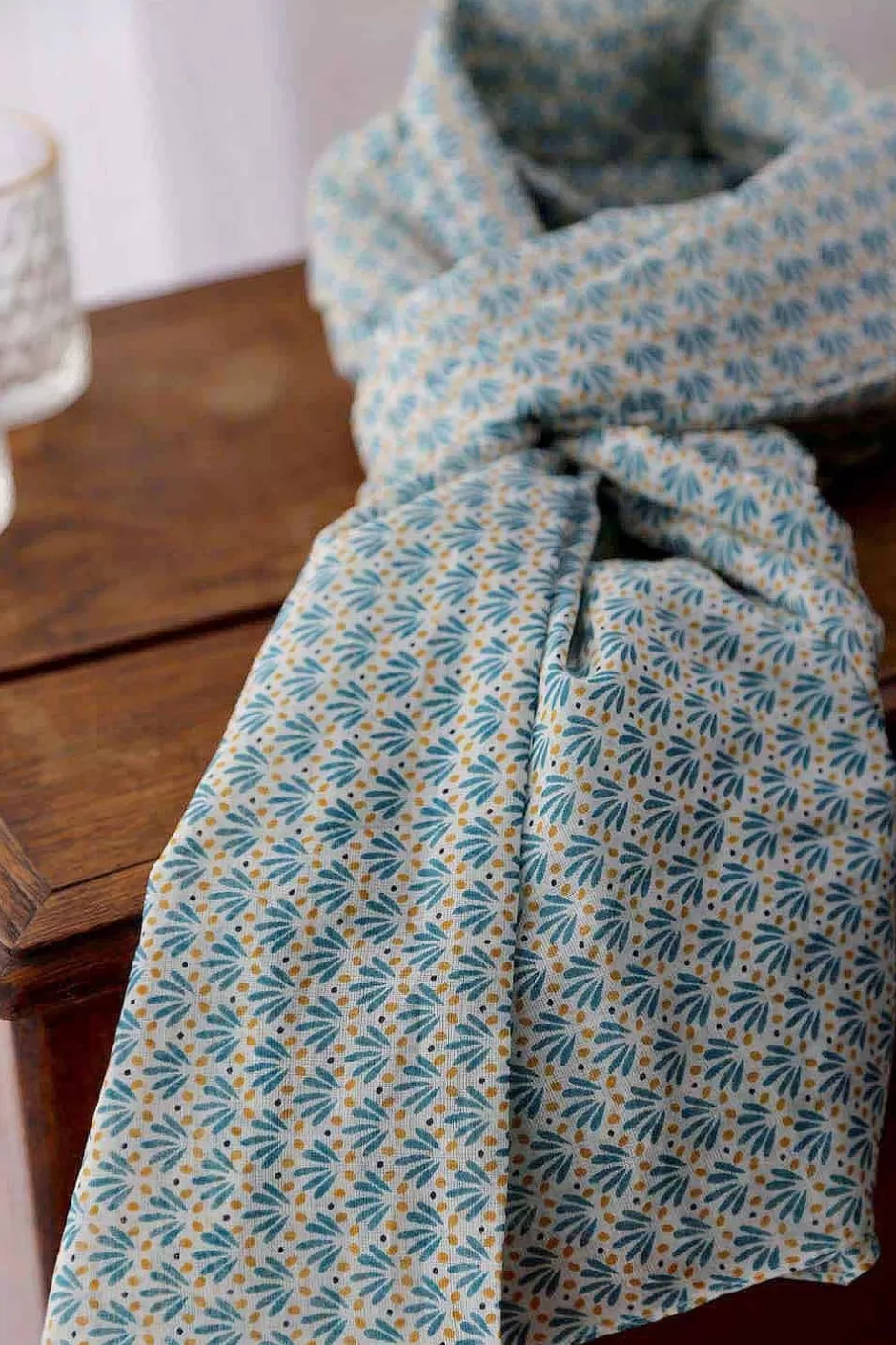 Homme Saheline Foulard & Chèche Homme*Foulard Homme Bleu Turquoise Brooklyn