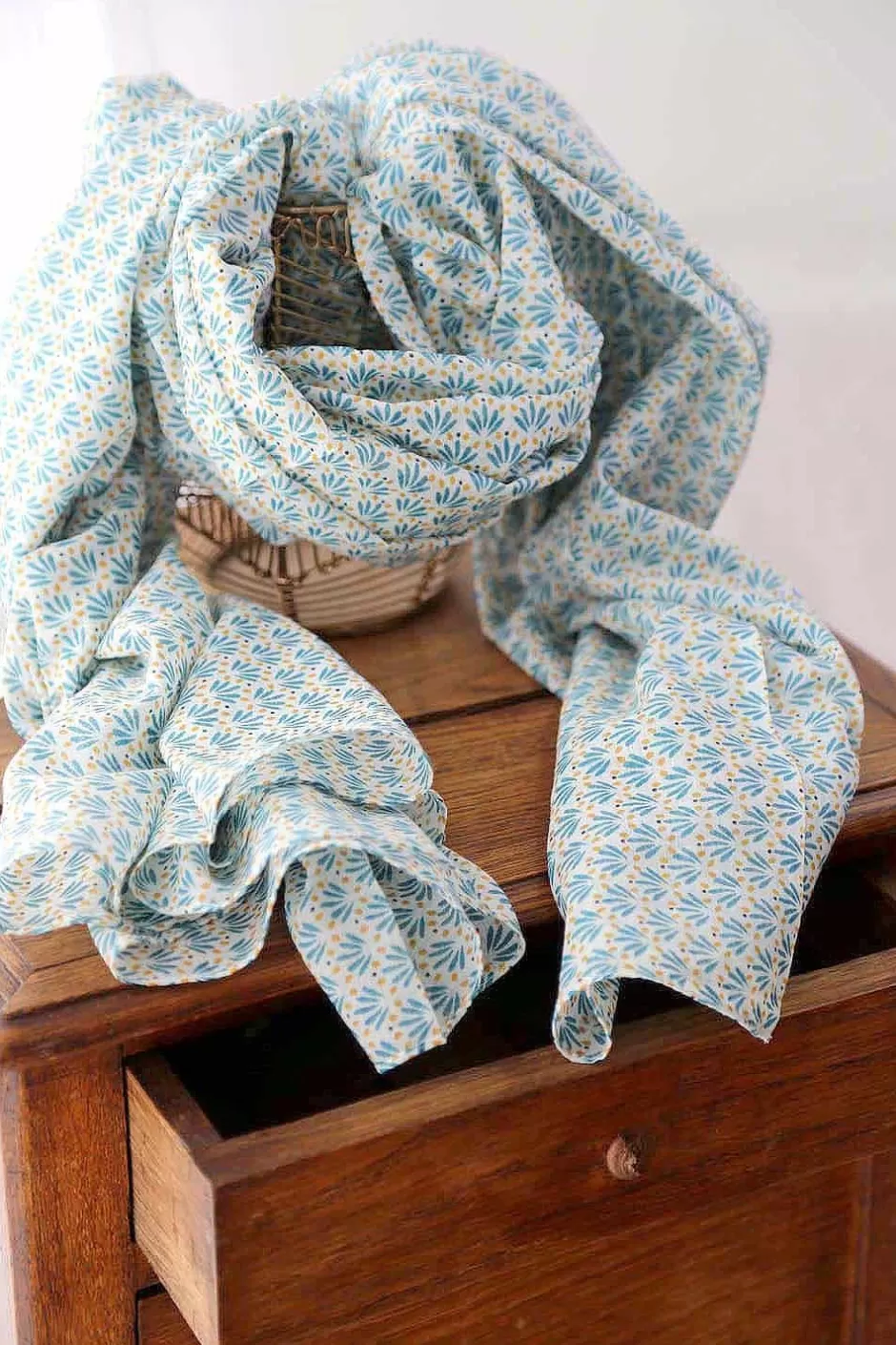 Homme Saheline Foulard & Chèche Homme*Foulard Homme Bleu Turquoise Brooklyn