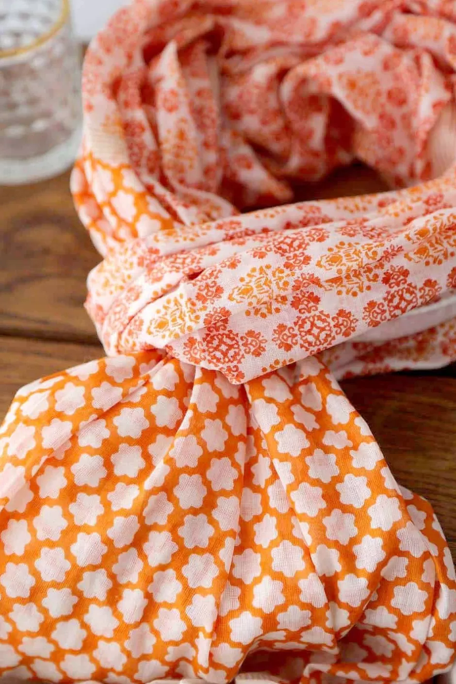 Homme Saheline Foulard & Chèche Homme*Foulard Homme Orange Bradley