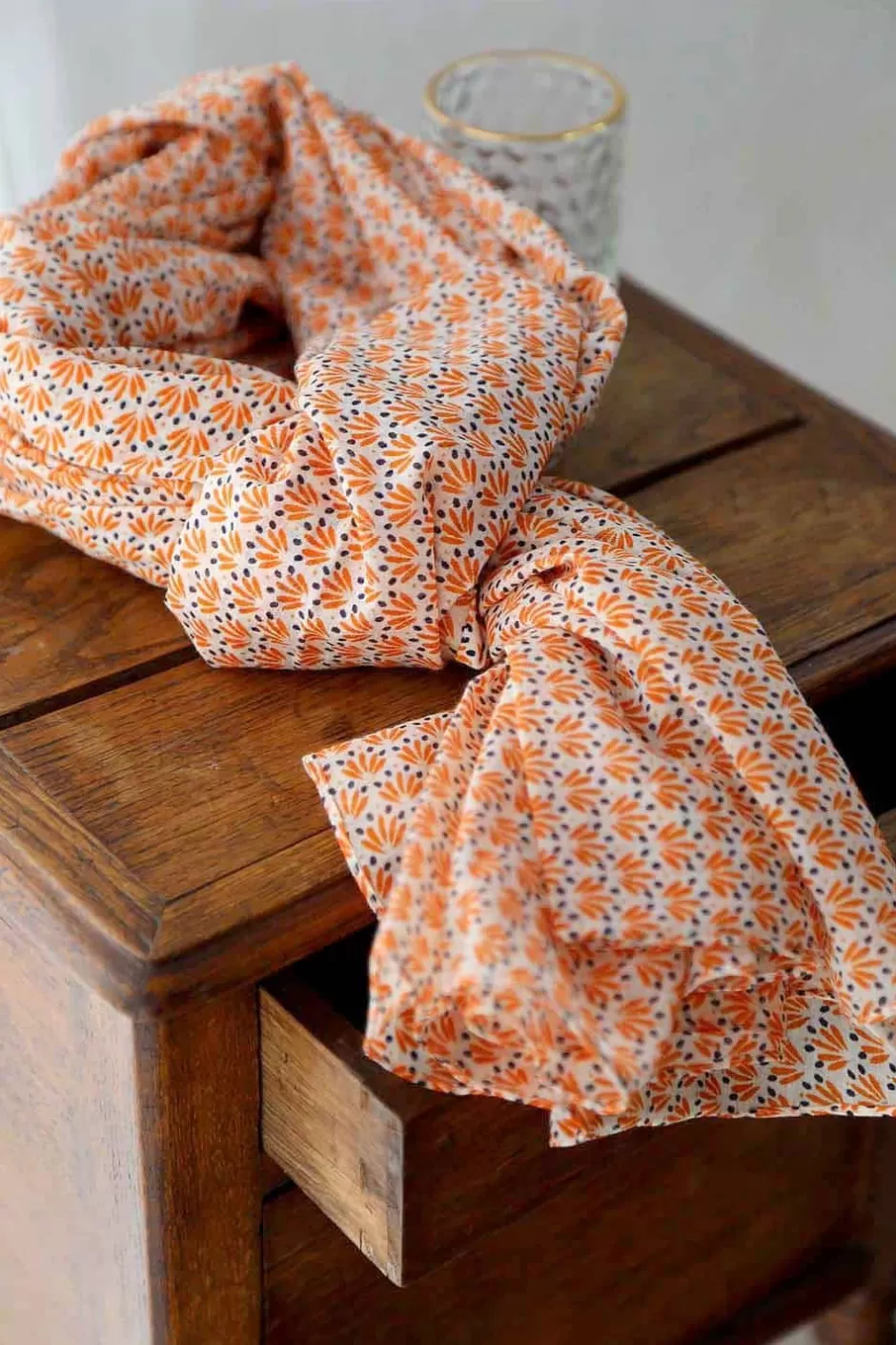 Homme Saheline Foulard & Chèche Homme*Foulard Homme Orange Brooklyn