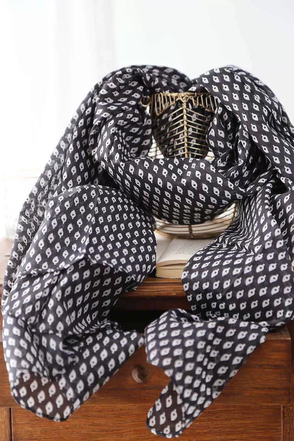 Homme Saheline Foulard & Chèche Homme*Foulard Noir Faris