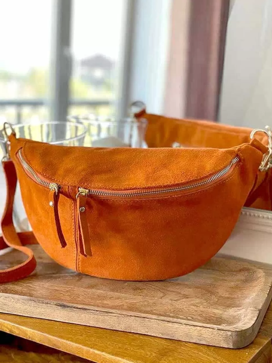 Femmes Saheline Sac Banane*Sac Banane Orange Xl Anika