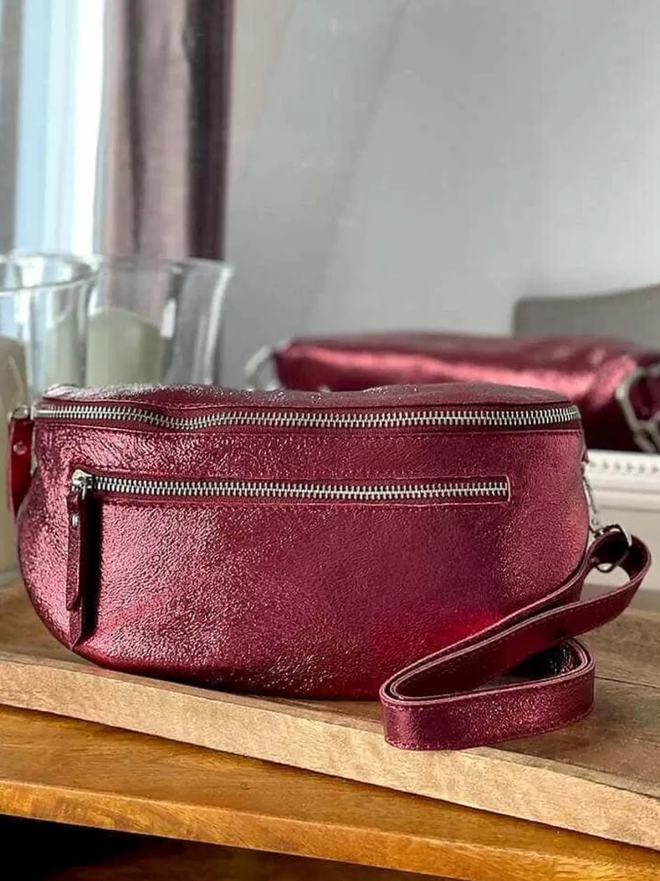 Femmes Saheline Sac Banane*Sac Banane Rouge Bordeaux June