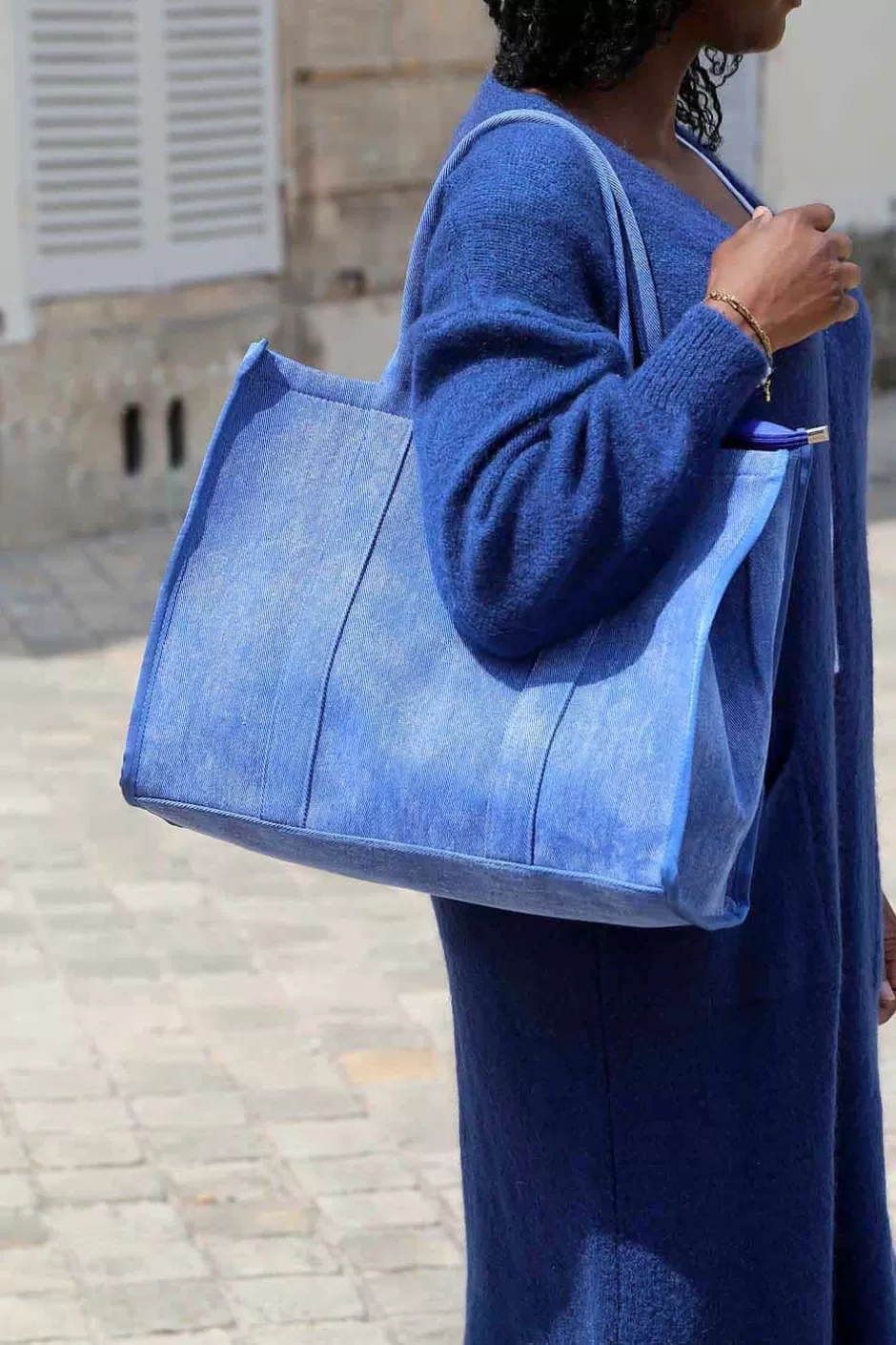 Femmes Saheline Sac Format A4 Et +*Sac Bleu Miranda