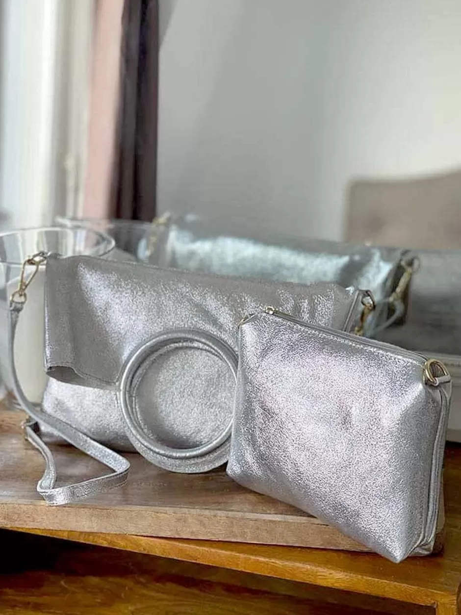 Femmes Saheline Petit Sac*Sac Gris Argent Scarlett