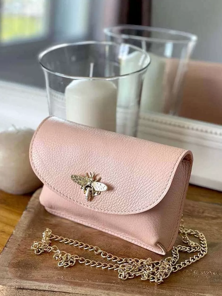 Femmes Saheline Sac Porte Epaule Avec Sangle*Sac Rose Nude Ilona